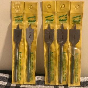 Vintage Greenlee 33A Wood Boring Spade Bits~3/4” & 1”